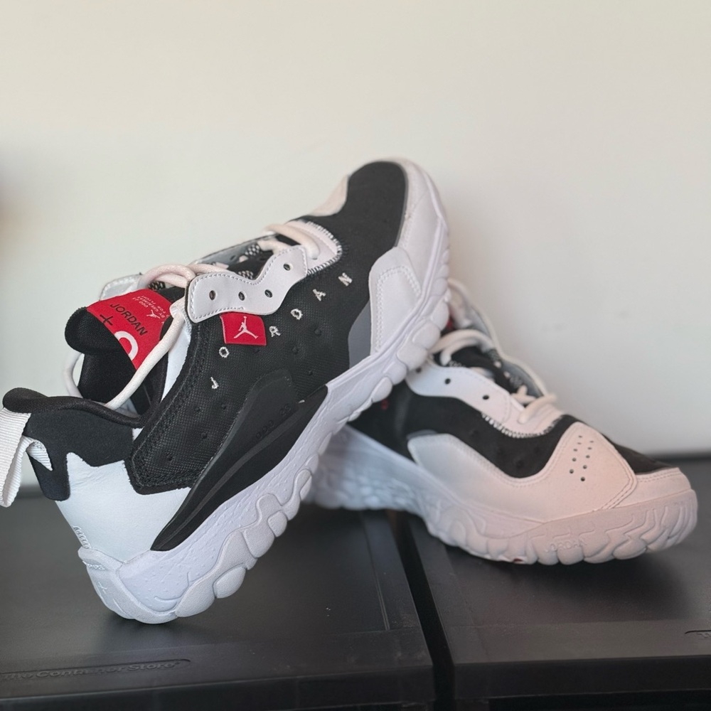 Jordan Black and White Sneakers